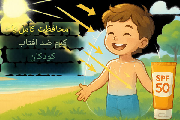 ضدآفتاب برای کودکان