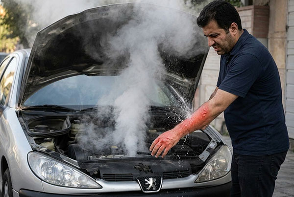 درمان زخم سوختگی رادیاتور