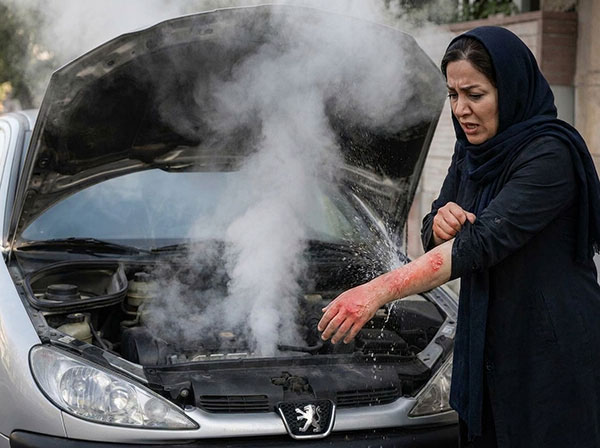 سوختگی-رادیاتور-206